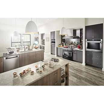 Kitchen Aid KitchenAid 36" Imperial Black Commercial Style Dual Fuel Sealed Burner Range - C — thumbnail 36