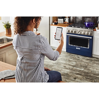 Kitchen Aid KitchenAid 36" Ink Blue Commercial Style Dual Fuel Sealed Burner Range - Convect — thumbnail 24