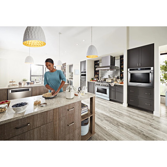 Kitchen Aid KitchenAid 36" Misty Blue Commercial Style Dual Fuel Sealed Burner Range - Conve — thumbnail 17