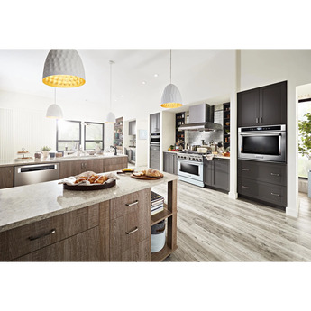 Kitchen Aid KitchenAid 36" Misty Blue Commercial Style Dual Fuel Sealed Burner Range - Conve — thumbnail 21