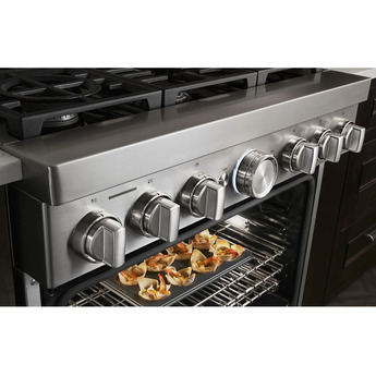 Kitchen Aid KitchenAid 36" Misty Blue Commercial Style Dual Fuel Sealed Burner Range - Conve — thumbnail 32
