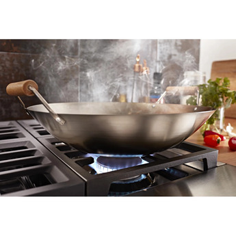 Kitchen Aid KitchenAid 36" Misty Blue Commercial Style Dual Fuel Sealed Burner Range - Conve — thumbnail 8