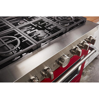 Kitchen Aid KitchenAid 36" Passion Red Commercial Style Dual Fuel Sealed Burner Range - Conv — thumbnail 11
