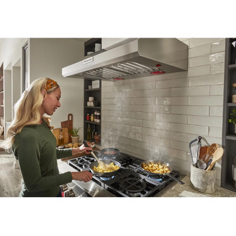 Kitchen Aid KitchenAid 36" Passion Red Commercial Style Dual Fuel Sealed Burner Range - Conv — thumbnail 23