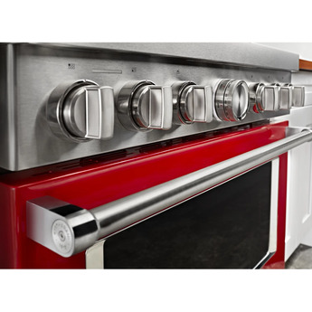 Kitchen Aid KitchenAid 36" Passion Red Commercial Style Dual Fuel Sealed Burner Range - Conv — thumbnail 7