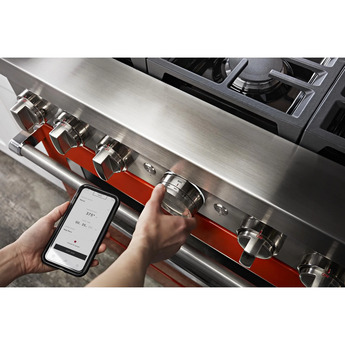 Kitchen Aid KitchenAid 36" Scorched Orange Commercial Style Dual Fuel Sealed Burner Range - — thumbnail 20