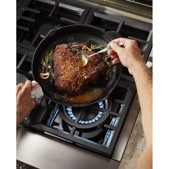 Kitchen Aid KitchenAid 36" Stainless Steel Commercial Style Dual Fuel Sealed Burner Range - — thumbnail 12