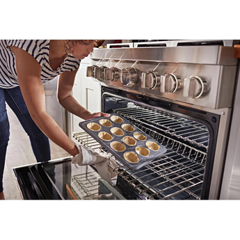 Kitchen Aid KitchenAid 36" Stainless Steel Commercial Style Dual Fuel Sealed Burner Range - — thumbnail 46