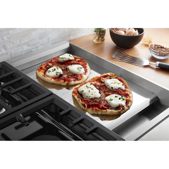 Kitchen Aid KitchenAid 48" Avocado Cream Commercial Style Dual Fuel Double Oven Sealed Burne — thumbnail 3