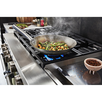 Kitchen Aid KitchenAid 48" Avocado Cream Commercial Style Dual Fuel Double Oven Sealed Burne — thumbnail 38