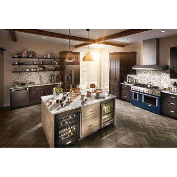Kitchen Aid KitchenAid 48" Ink Blue Commercial Style Dual Fuel Double Oven Sealed Burner Ran — thumbnail 10