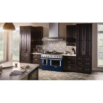 Kitchen Aid KitchenAid 48" Ink Blue Commercial Style Dual Fuel Double Oven Sealed Burner Ran — thumbnail 27