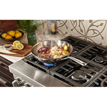 Kitchen Aid KitchenAid 48" Ink Blue Commercial Style Dual Fuel Double Oven Sealed Burner Ran — thumbnail 33
