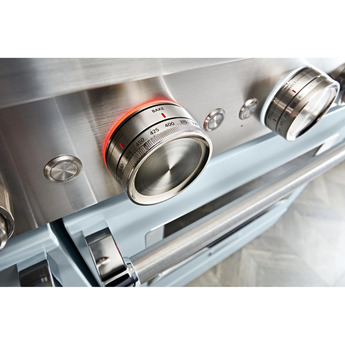 Kitchen Aid KitchenAid 48" Misty Blue Commercial Style Dual Fuel Double Oven Sealed Burner R — thumbnail 15