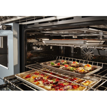 Kitchen Aid KitchenAid 48" Misty Blue Commercial Style Dual Fuel Double Oven Sealed Burner R — thumbnail 16