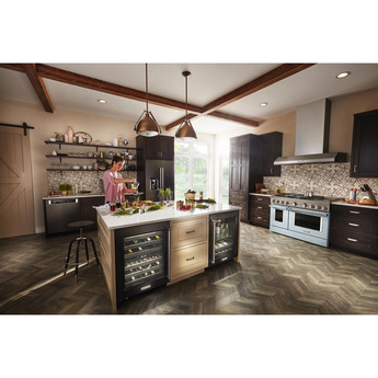 Kitchen Aid KitchenAid 48" Misty Blue Commercial Style Dual Fuel Double Oven Sealed Burner R — thumbnail 31