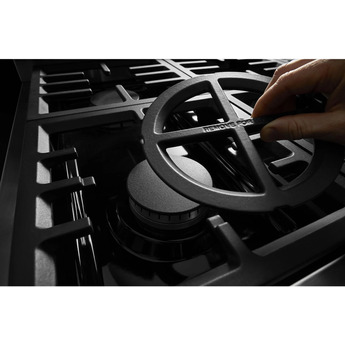 Kitchen Aid KitchenAid 48" Misty Blue Commercial Style Dual Fuel Double Oven Sealed Burner R — thumbnail 32