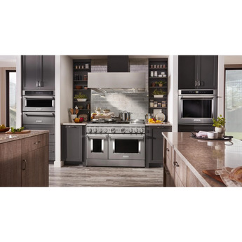 Kitchen Aid KitchenAid 48" Stainless Steel Commercial Style Dual Fuel Double Oven Sealed Bur — thumbnail 22