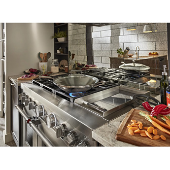Kitchen Aid KitchenAid 48" Stainless Steel Commercial Style Dual Fuel Double Oven Sealed Bur — thumbnail 25