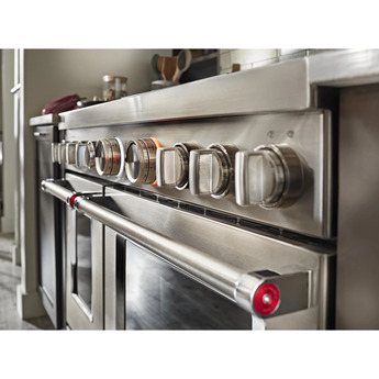 Kitchen Aid KitchenAid 48" Stainless Steel Commercial Style Dual Fuel Double Oven Sealed Bur — thumbnail 3