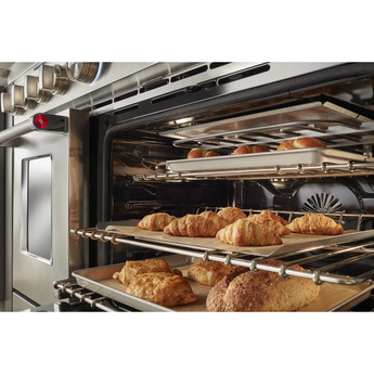 Kitchen Aid KitchenAid 48" Stainless Steel Commercial Style Dual Fuel Double Oven Sealed Bur — thumbnail 32