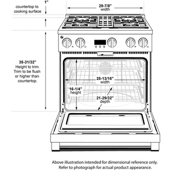 Monogram ZDP304NTSS 30 Inch Stainless Steel Dual Fuel Freestanding Range, in Stainless Steel — thumbnail 10