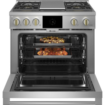 Monogram ZDP364NDTSS 36 Inch Stainless Steel Dual Fuel Freestanding Range, in Stainless Steel — thumbnail 21