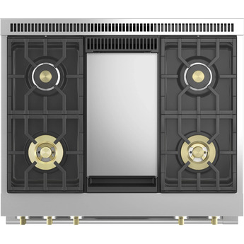 Monogram ZDP364NDTSS 36 Inch Stainless Steel Dual Fuel Freestanding Range, in Stainless Steel — thumbnail 26