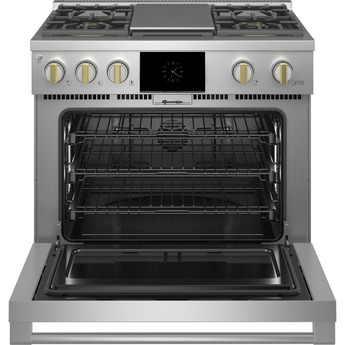Monogram ZDP364NDTSS 36 Inch Stainless Steel Dual Fuel Freestanding Range, in Stainless Steel — thumbnail 28