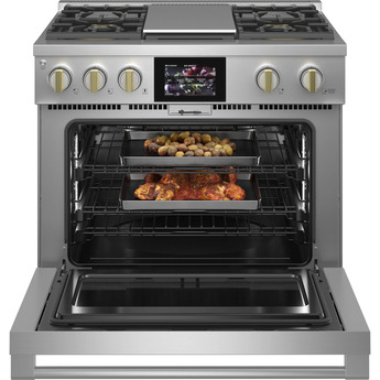 Monogram ZDP364NDTSS 36 Inch Stainless Steel Dual Fuel Freestanding Range, in Stainless Steel — thumbnail 32