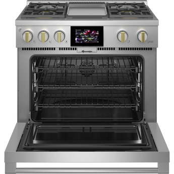 Monogram ZDP364NDTSS 36 Inch Stainless Steel Dual Fuel Freestanding Range, in Stainless Steel — thumbnail 35