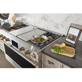 Monogram ZDP364NDTSS 36 Inch Stainless Steel Dual Fuel Freestanding Range, in Stainless Steel — thumbnail 5