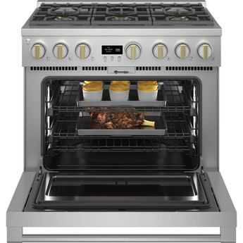 Monogram ZDP366NTSS 36 Inch Stainless Steel Dual Fuel Freestanding Range, in Stainless Steel — thumbnail 13