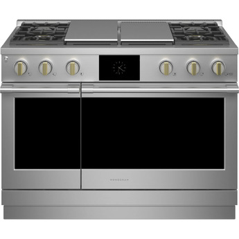 Monogram ZDP484NGTSS 48 Inch Stainless Steel Dual Fuel Freestanding Range, in Stainless Steel