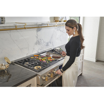 Monogram ZDP484NGTSS 48 Inch Stainless Steel Dual Fuel Freestanding Range, in Stainless Steel — thumbnail 10