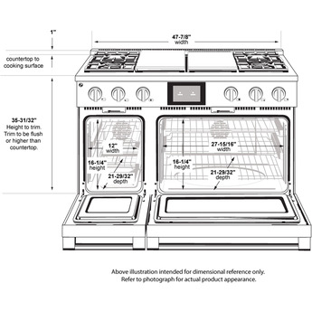Monogram ZDP484NGTSS 48 Inch Stainless Steel Dual Fuel Freestanding Range, in Stainless Steel — thumbnail 33