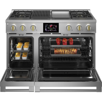Monogram ZDP484NGTSS 48 Inch Stainless Steel Dual Fuel Freestanding Range, in Stainless Steel — thumbnail 48