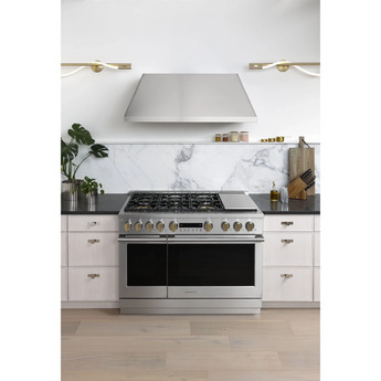 Monogram ZDP486NDTSS 48 Inch Stainless Steel Dual Fuel Freestanding Range, in Stainless Steel — thumbnail 11