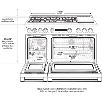 Monogram ZDP486NDTSS 48 Inch Stainless Steel Dual Fuel Freestanding Range, in Stainless Steel — thumbnail 13