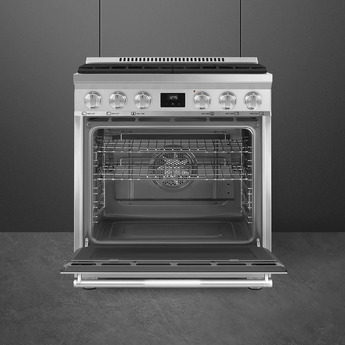 Smeg SPR30UGMX 30 Inch Dual Fuel Freestanding Range — thumbnail 5