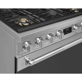 Smeg SPR36UGMX 36 Inch Dual Fuel Freestanding Range — thumbnail 10