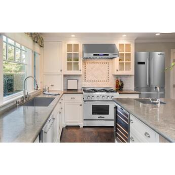 Thor Kitchen Professional 30" Stainless Steel Dual Fuel Sealed Burner Range — thumbnail 13