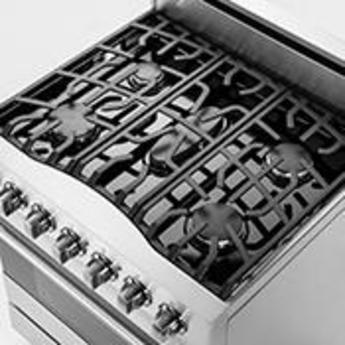 Viking RVDR33025BAG 3 Series 30 Inch Arctic Grey Dual Fuel Convection Freestanding Range — thumbnail 3