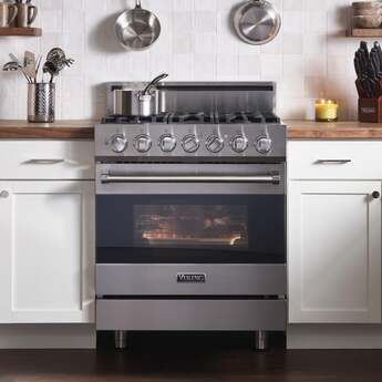 Viking RVDR33025BDG 3 Series 30 Inch Damascus Grey Dual Fuel Convection Freestanding Range — thumbnail 6