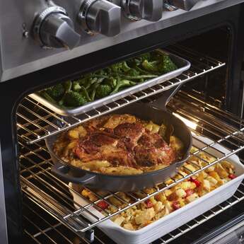 Viking RVDR33025BSSLP 3 Series 30 Inch Stainless Steel Dual Fuel Convection Freestanding Range — thumbnail 13