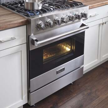Viking RVDR33025BSSLP 3 Series 30 Inch Stainless Steel Dual Fuel Convection Freestanding Range — thumbnail 14