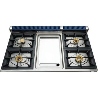 Viking TVDR4804GBX Tuscany Series 48 Inch Bordeaux Dual Fuel Convection Double Oven Freestanding Range — thumbnail 2