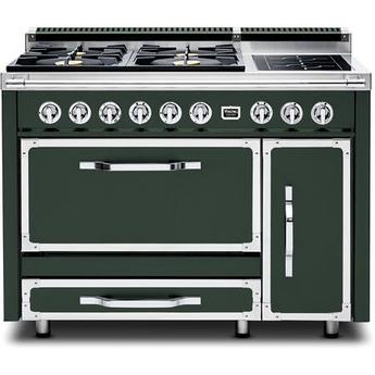 Viking TVDR4814IBF 48 Inch Induction Dual Fuel Convection Double Oven Freestanding Range