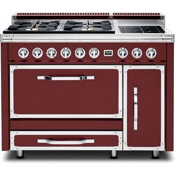 Viking TVDR4814IKA 48 Inch Induction Dual Fuel Convection Double Oven Freestanding Range