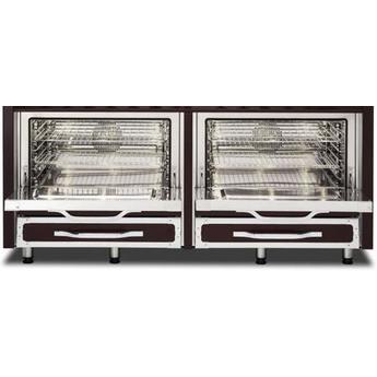 Viking TVDR6608BGB Tuscany Series 66 Inch Graphite Black Dual Fuel Convection Double Oven Freestanding Range — thumbnail 4